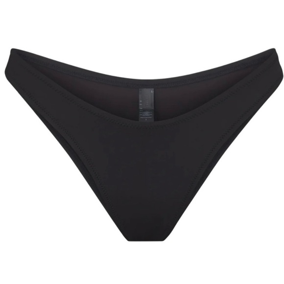 NWT Skims Recycled Swim Cheeky Tanga Bottoms~Medium~Onyx - Picture 3 of 8